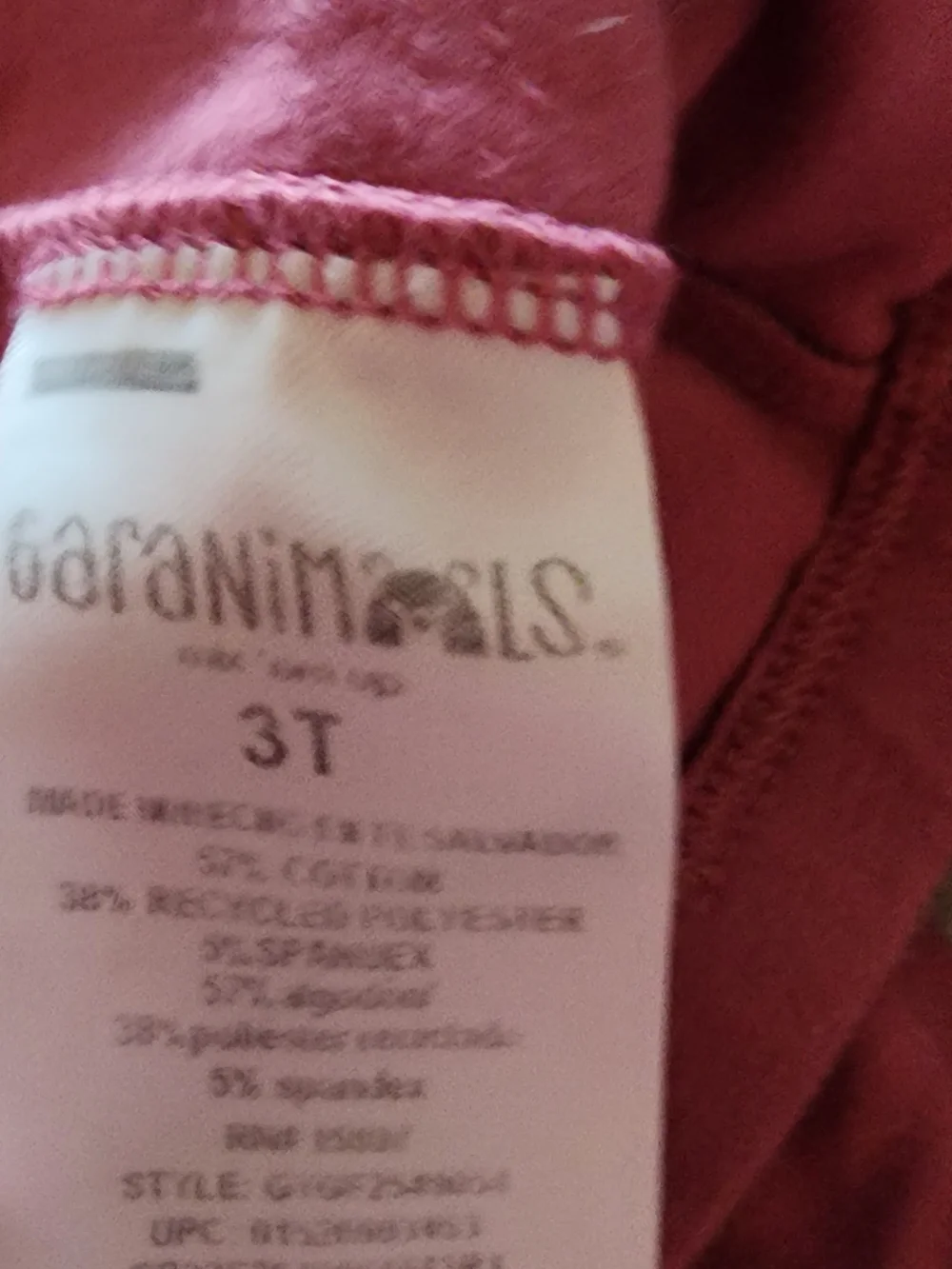 Garanimals Pink Floral Two-Piece Pajama Set